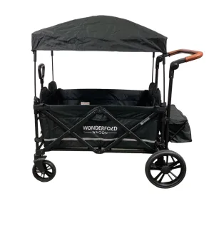 Wonderfold X4 Push & Pull Quad Stroller, 2023, Stealth Black