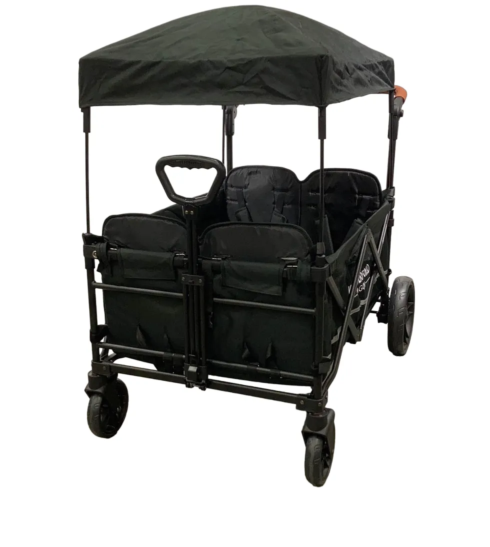 Wonderfold X4 Push & Pull Quad Stroller, 2023, Stealth Black