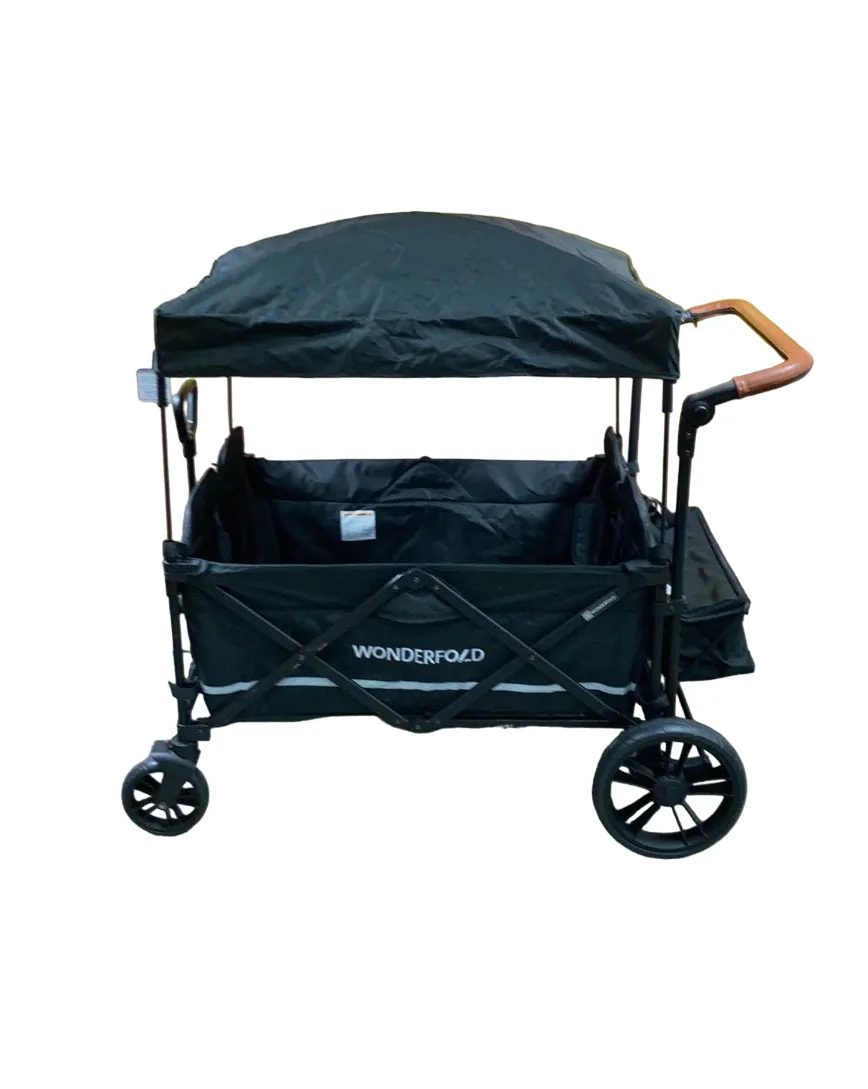 Wonderfold X4 Push & Pull Quad Stroller, Black, 2023