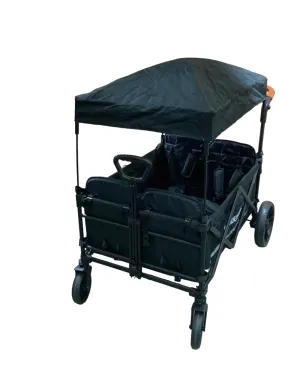 Wonderfold X4 Push & Pull Quad Stroller, Black, 2023