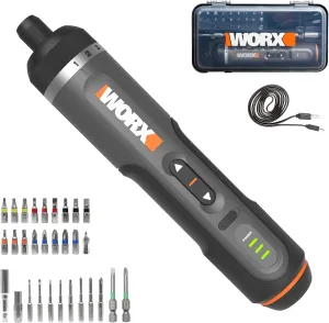 WORX 4V Lithium Screwdriver 30-Piece Accessory Kit WX242L