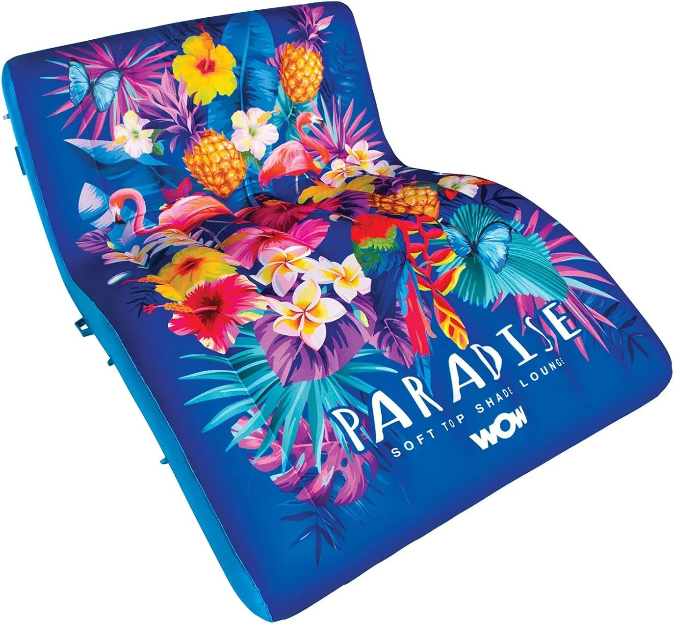 WOW Sports - Paradise Lounger - Ergonomic Floating Chair - 2 Person Pool Float With Canopy
