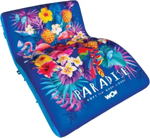 WOW Sports - Paradise Lounger - Ergonomic Floating Chair - 2 Person Pool Float With Canopy