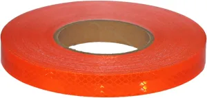 WSNDY 0.8 Inch X 147 Feet Reflective Tape Waterproof High Visibility, Waterproof Outdoor Bicycle Rim Reflector Tape, Thin Reflective Sticker Rolls for Bikes, Bicycles, Motorcycle Decoration,Orange