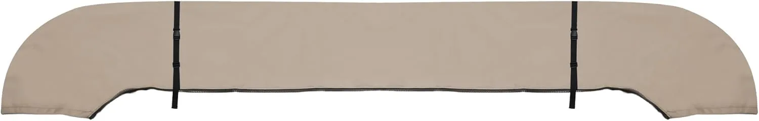 X AUTOHAUX Square Frame Bimini Top Storage Boot Cover with 2 Fixed Straps Waterproof Boat Bimini Storage Bag 600D Polyester Canvas Sun Resist Universal for 3 Bow 4 Bow 1 Set