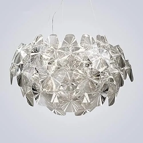 Xi Ya Chandeliers, Modern Luceplan Hope Pendant Light LED Light Lamp Compatible with Kitchen Living Room Hanging lamp Light Fixtures Pendant Lamps(Dia700mm Clear)