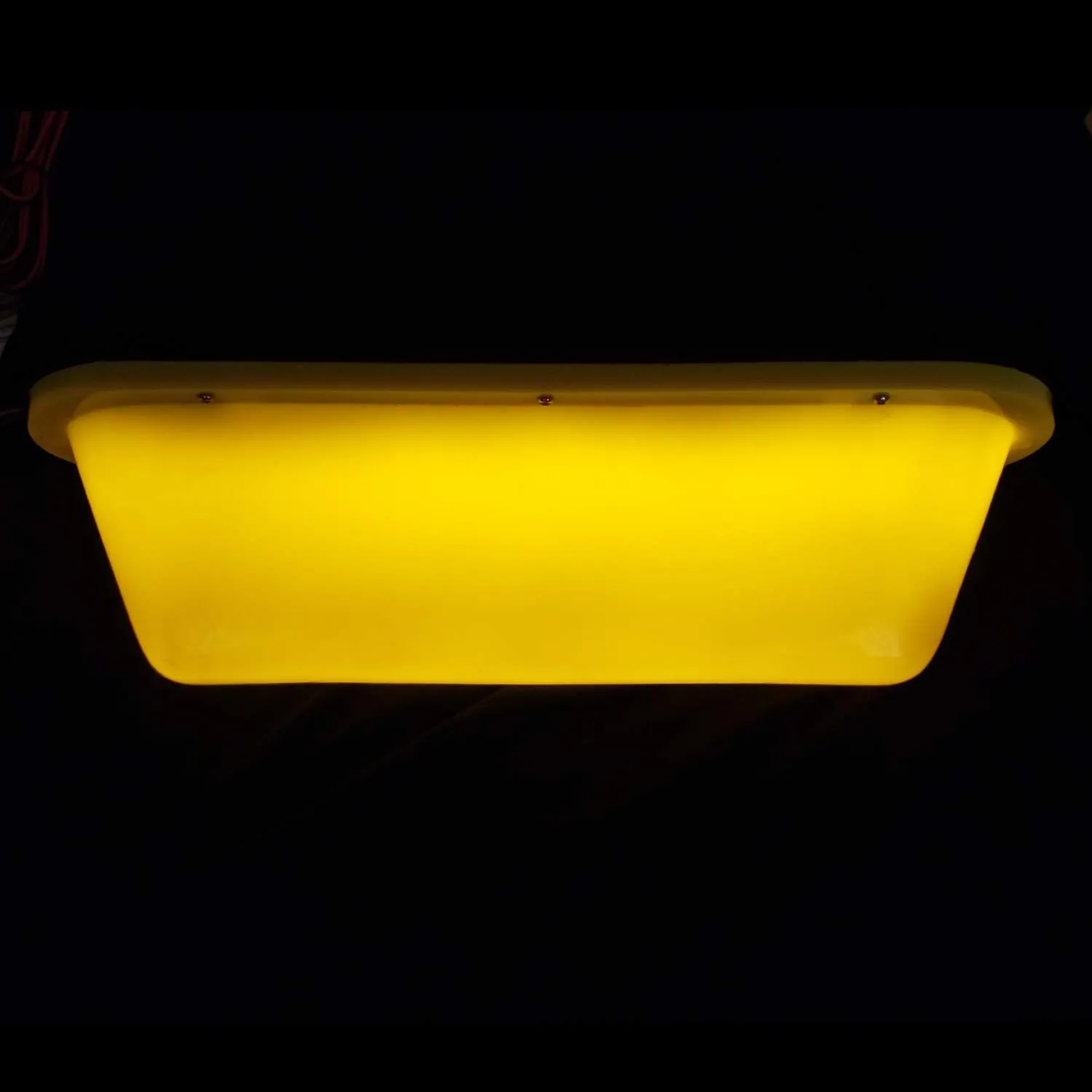 Yellow Shell LED 12V Car Taxi Cab Roof Top Sign Light Lamp Magnetic with 3m Cigarette Lighter Power Cords